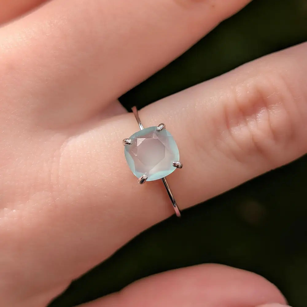 The Asher - Natural Sea Glass Rings Handmade Handcrafted