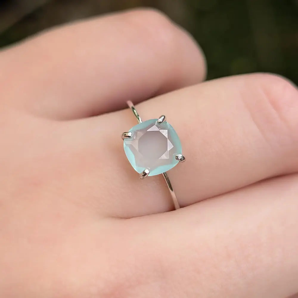 The Asher - Natural Sea Glass Rings Handmade Handcrafted