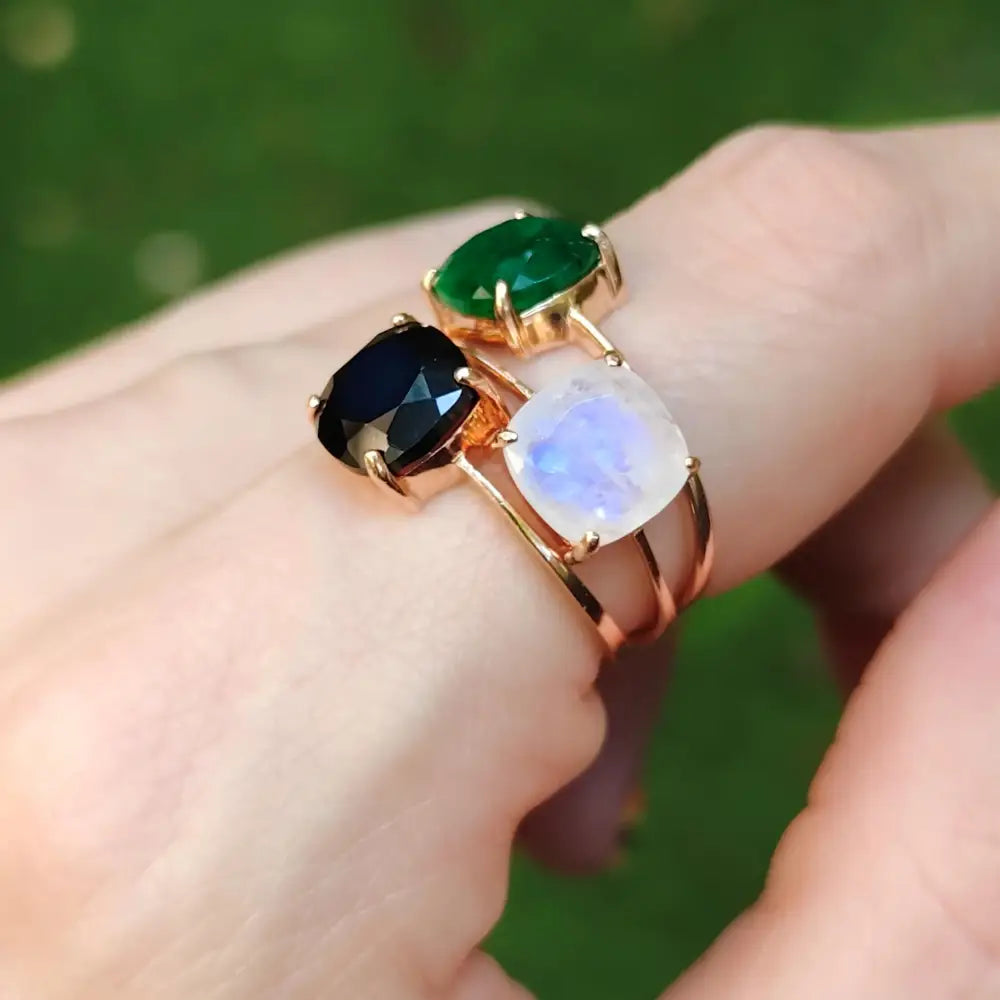 The Asher - Pick Your Own Rose Gold Plated Rings Handmade Handcrafted