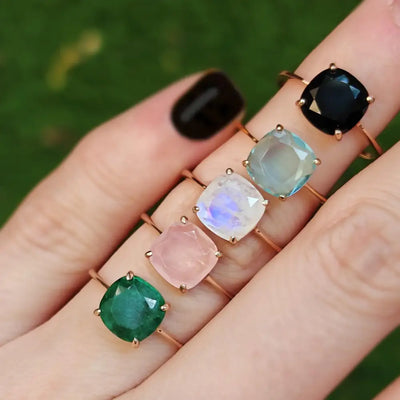 The Asher - Pick Your Own Rose Gold Plated Rings Handmade Handcrafted