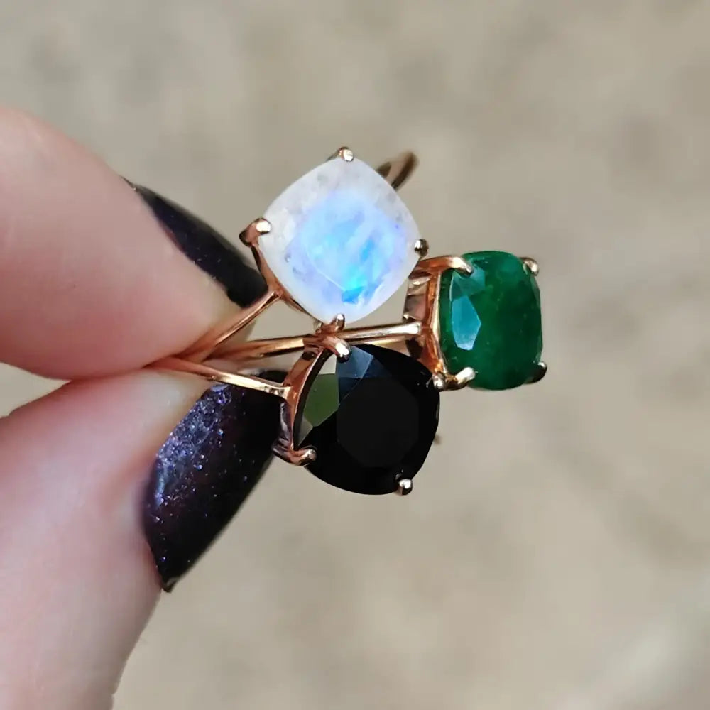 The Asher - Pick Your Own Rose Gold Plated Rings Handmade Handcrafted