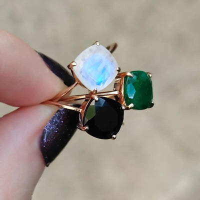 The Asher - Pick Your Own Rose Gold Plated Rings Handmade Handcrafted