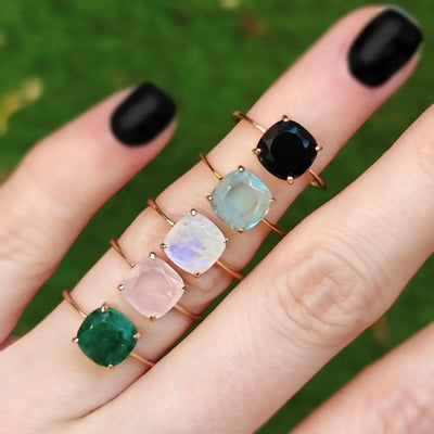 The Asher - Pick Your Own Rose Gold Plated Rings Handmade Handcrafted