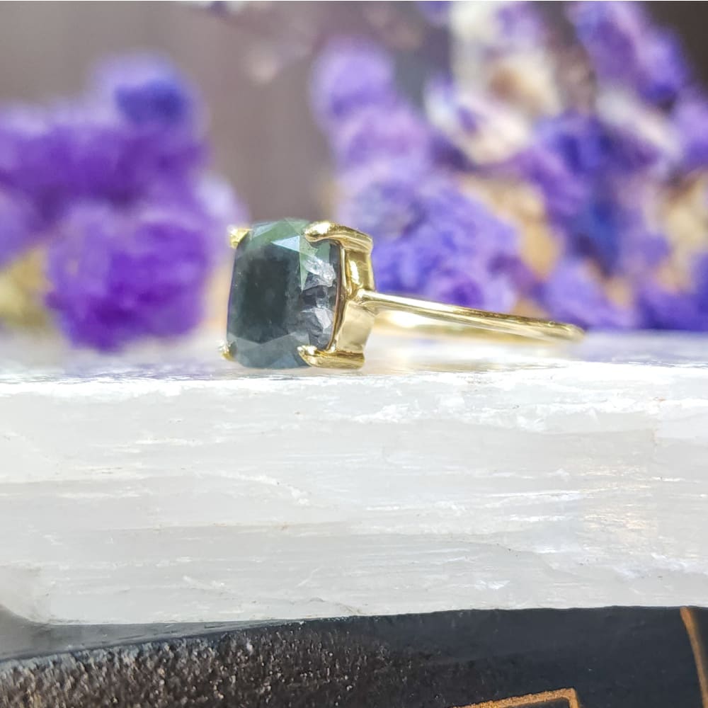 The Asher - Raw Gray Diamond (DS042) Rings Handmade Handcrafted