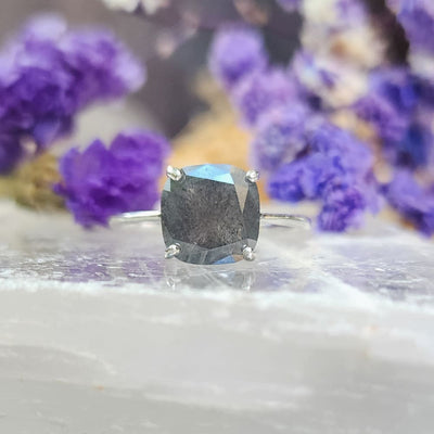 The Asher - Raw Salt and Pepper Diamond (DS025) Rings Handmade JSL Made in USA