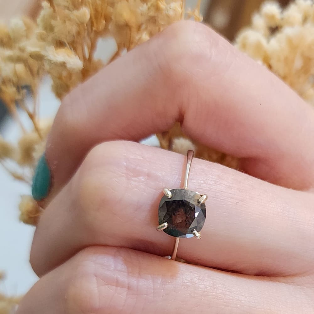 the Asher - Natural Salt and Pepper Diamond (DS044) Rings Handmade Handcrafted