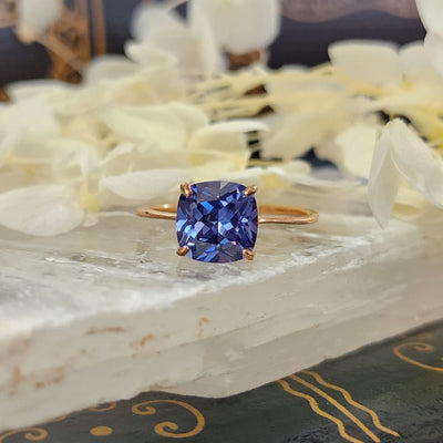 The Asher - Tanzanite LS Rings Handmade JSL Made in USA