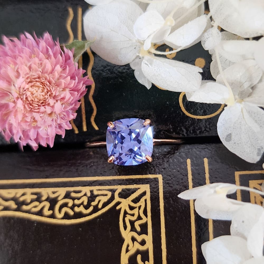 The Asher - Tanzanite LS Rings Handmade JSL Made in USA