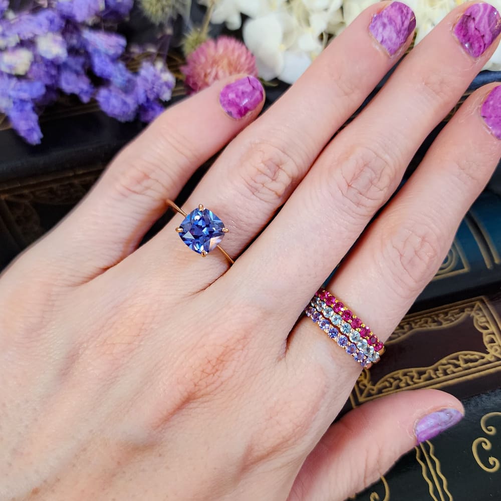 The Asher - Tanzanite LS Rings Handmade Handcrafted