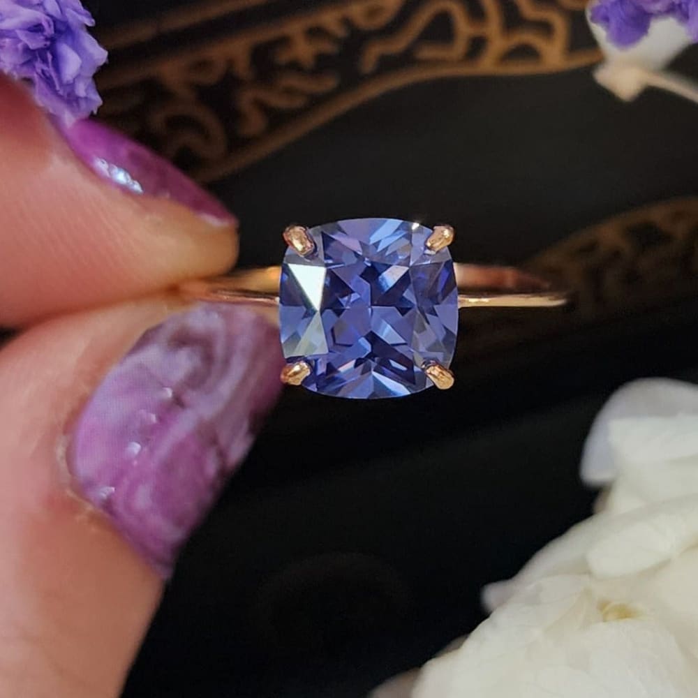 The Asher - Tanzanite LS Rings Handmade JSL Made in USA