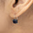 The Ashera - Blue Sandstone Dangle Earrings Earrings Handmade Handcrafted