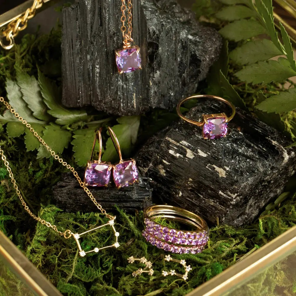 The Ashera - Brilliant Alexandrite Dangle Earrings Earrings Handmade Handcrafted