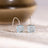 The Ashera - Natural Aquamarine Dangle Earrings Earrings Handmade Handcrafted