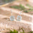 The Ashera - Natural Aquamarine Dangle Earrings Earrings Handmade Handcrafted