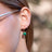 The Ashera - Natural Emerald Dangle Earrings Earrings Handmade Handcrafted