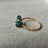 The Ashley - Natural Emerald Handmade Handcrafted