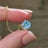 The Ashlynn - Brilliant Aquamarine Necklace Necklaces Handmade Handcrafted