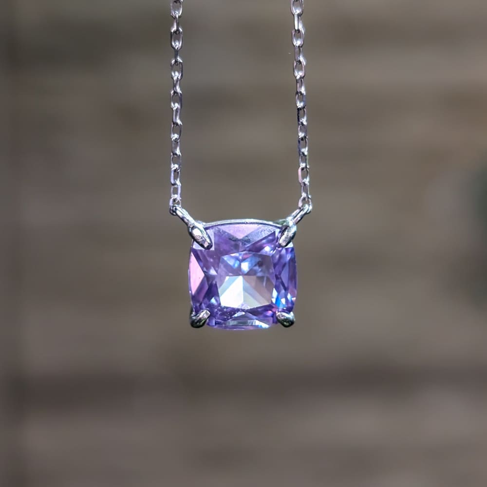 The Ashlynn - Brilliant Lavender Amethyst Necklace Necklaces Handmade Handcrafted