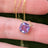 The Ashlynn - Brilliant Lavender Amethyst Necklace Necklaces Handmade Handcrafted