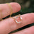 The Ashlynn- Moissanite Necklace Necklaces Handmade Handcrafted