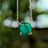 The Ashlynn - Natural Emerald Necklace Necklaces Handmade Handcrafted