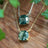 The Ashlynn- Natural Moss Agate Necklace Necklaces Handmade Handcrafted