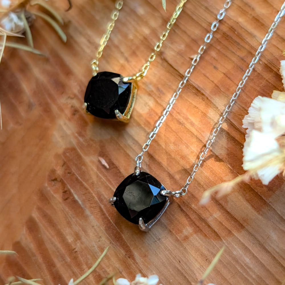 The Ashlynn - Natural Onyx Necklace Necklaces Handmade Handcrafted