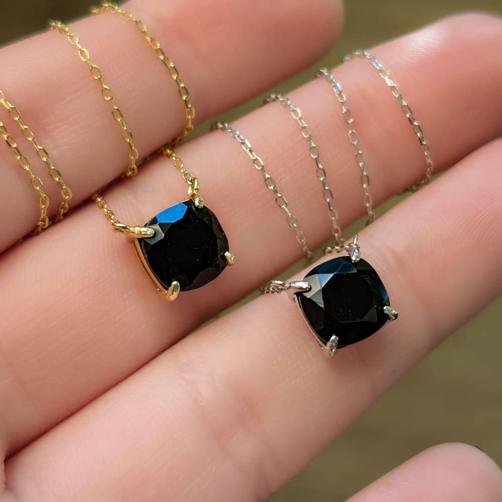 The Ashlynn - Natural Onyx Necklace Necklaces Handmade Handcrafted