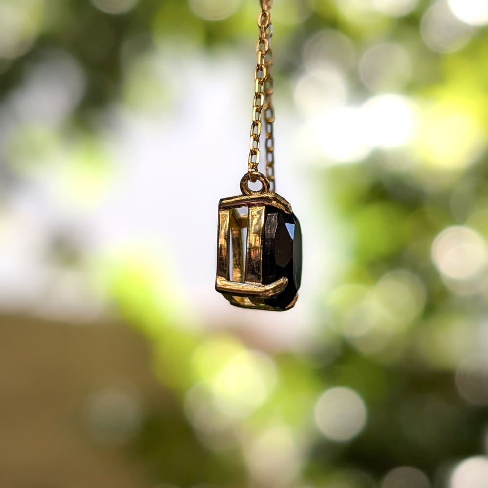 The Ashlynn - Natural Onyx Necklace Necklaces Handmade Handcrafted