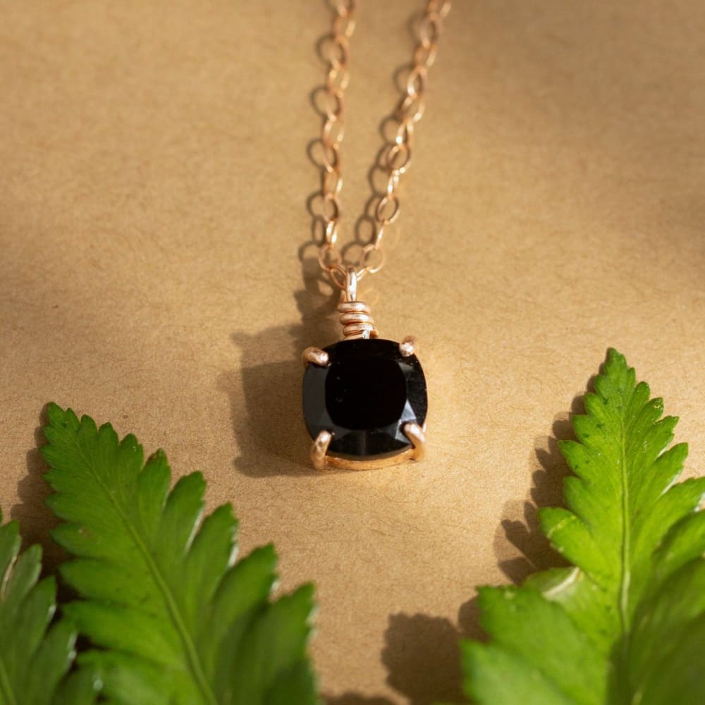 The Ashlynn - Natural Onyx Necklace Necklaces Handmade Handcrafted