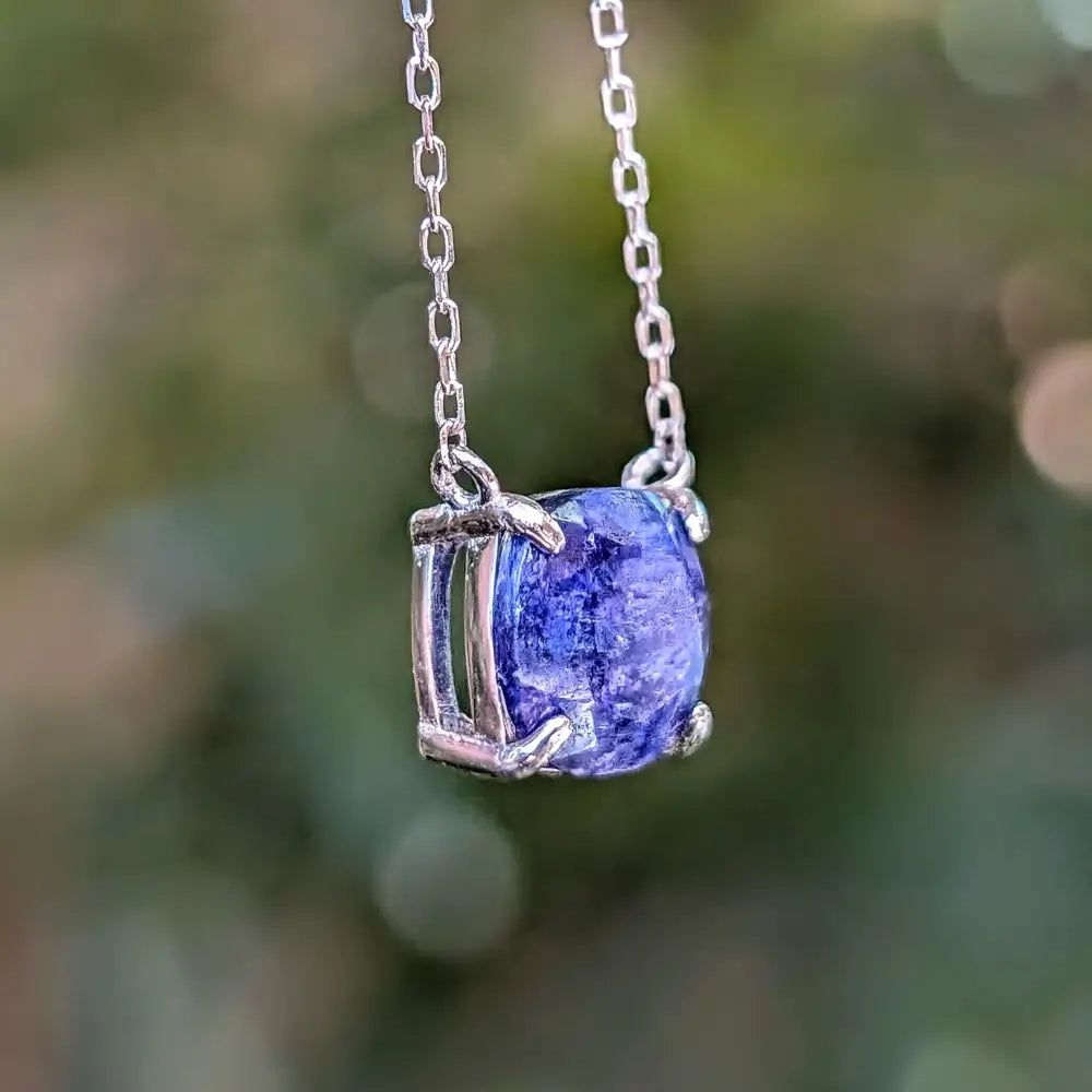 The Ashlynn - Natural Sapphire Necklace Necklaces Handmade Handcrafted