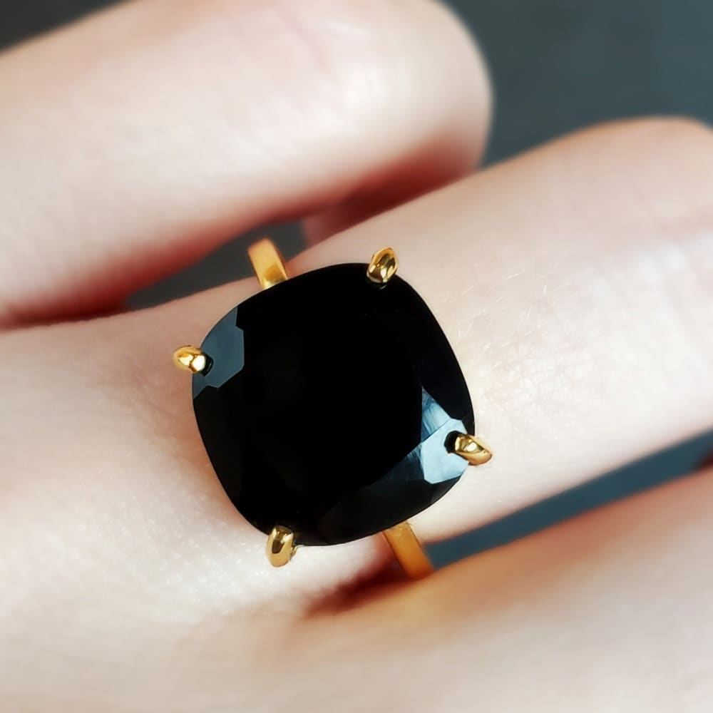 The Ashton - Natural Onyx Rings Handmade Handcrafted