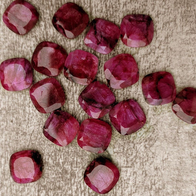 The Ashton - Natural Ruby Rings Handmade Handcrafted