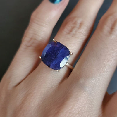 The Ashton - Natural Sapphire Rings Handmade Handcrafted