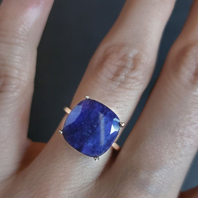 The Ashton - Natural Sapphire Rings Handmade Handcrafted