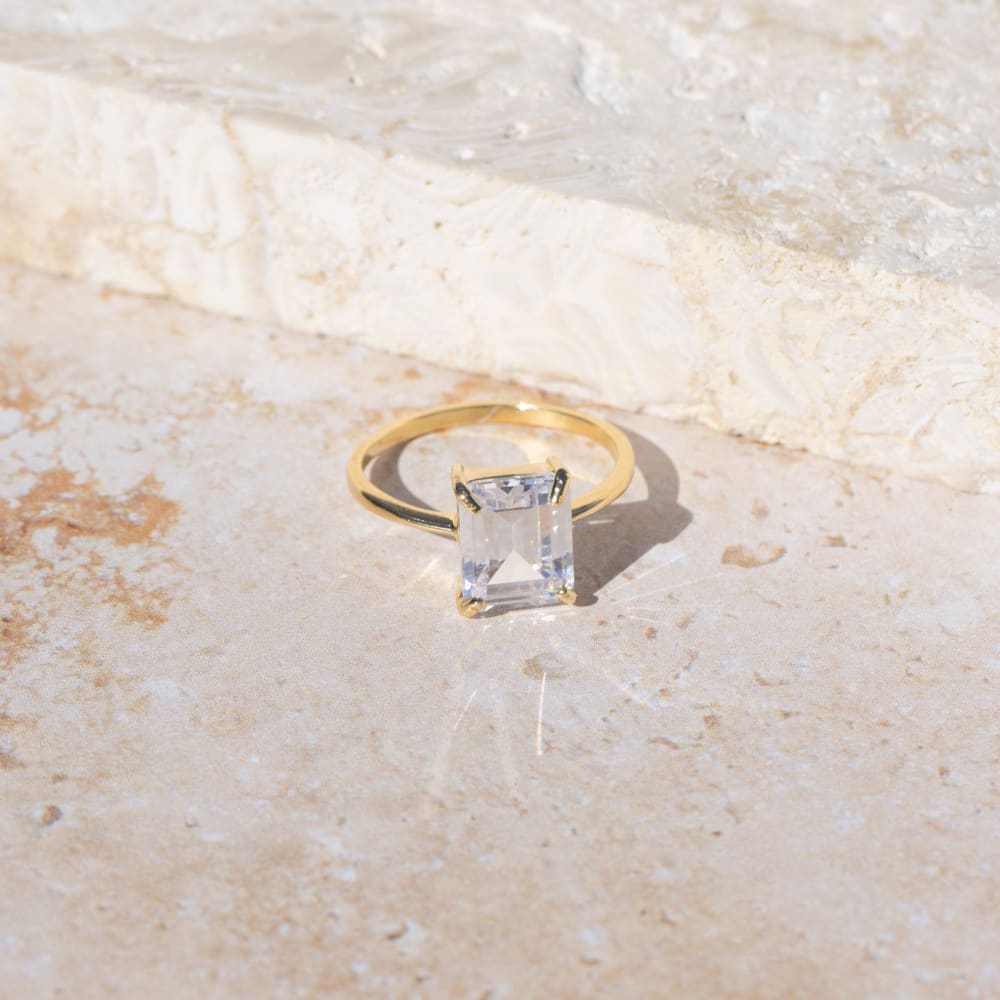 The Audrey - Moissanite Rings Handmade Handcrafted