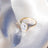 The Audrey - Moissanite Rings Handmade Handcrafted