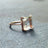 The Audrey- Natural Clear Quartz Rings Handmade Handcrafted