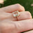 The Audrey- Natural Clear Quartz Rings Handmade Handcrafted