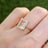 The Audrey- Natural Clear Quartz Rings Handmade Handcrafted