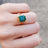 The Audrey- Natural Emerald Rings Handmade Handcrafted