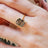 The Audrey- Natural Moss Agate Rings Handmade Handcrafted