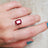 The Audrey- Natural Ruby Rings Handmade Handcrafted