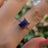 The Audrey- Natural Sapphire Rings Handmade Handcrafted