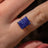 The Audrey- Natural Sapphire Rings Handmade Handcrafted