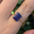 The Audrey- Natural Sapphire Rings Handmade Handcrafted