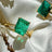 The Audrey- Raw Doublet Emerald Rings Handmade Handcrafted
