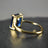The Audrey- Sapphire Rings Handmade Handcrafted