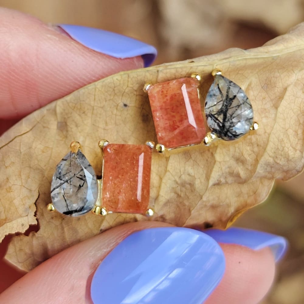 The Aurora - Halloween Fall Toi et Moi Earrings Earrings Handmade Handcrafted