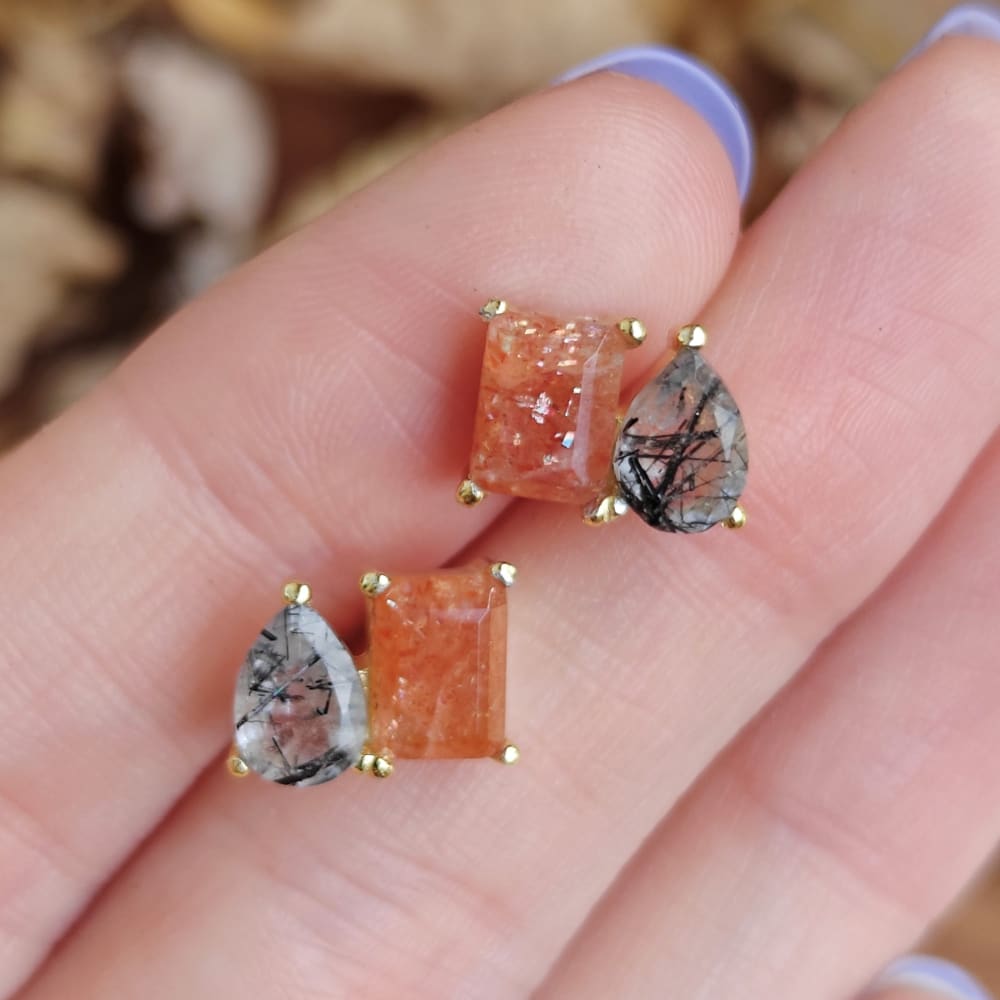 The Aurora - Halloween Fall Toi et Moi Earrings Earrings Handmade Handcrafted